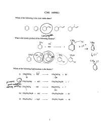 Midterm Exam with Answers - Modern Organic Chemistry I | CHEM 341 - Docsity