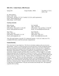 HIS 315L: United States, 1865-Present - Spring 2011 Course Details - Prof. Robert Holmes