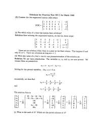Solutions for Practice Test III - Calculus II | MATH 1502 - Docsity