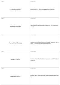 LCE, part 1 | BS 171 - Cell and Molecular Biology Lab