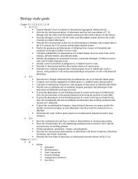 Principles of Biology I - Study Guide | BIOL 1107 - Docsity