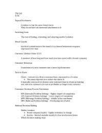 Understanding Customer Behavior & Marketing Regulations: Repeat Purchases & Complaints - P