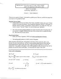 7 Multiple Choice Questions with Answers on Modern Mechanics - Exam 1 ...