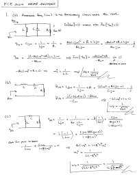 Homework 6 with Resolution - Linear Circuit Analysis II | ECE 20200 ...