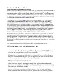 Understanding New Regulations for Large Group Health Plans: Mental Health Parity Act - Pro