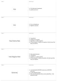 STA210 FINAL | STA 210 - INTRO TO STATISTICAL REASONING - Docsity