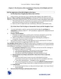 Evolution of Bill of Rights Incorporation: Study of Key Cases