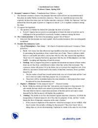 Dormant Commerce Clause, Discriminatory Laws, Privileges and Immunities