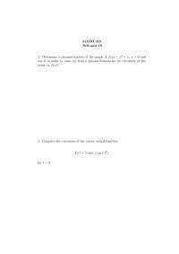 Self Quiz 19 with Solutions for Calculus III | MATH 210 - Docsity