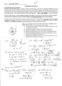 Quiz 5 with Solution | Dynamics 2012 | AE 2220