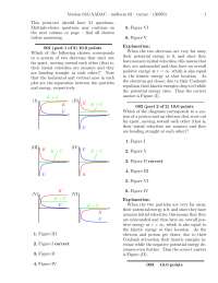 Midterm Exam 2 with Solutions - Engineering Physics I | PHY 303K - Docsity