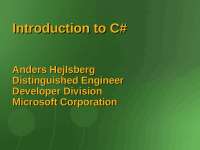 Introduction to Csharp.ppt