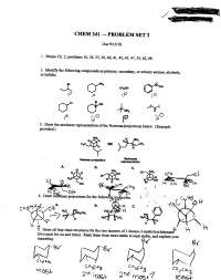 Problem Set 3 with Solutions | Modern Organic Chemistry I | CHEM 341 ...
