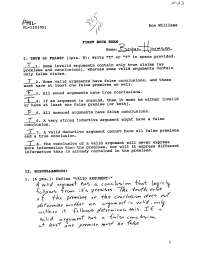 Exam # 1 with Solution - Logic and Critical Thinking (GT-AH3) | PHIL ...