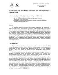 Tratamento de eflunetes líquidos de abatedouros e frigoríficos