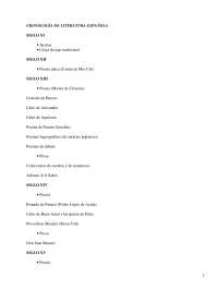 Literatura Española Medieval - Apuntes - Literatura Española de las Jarchas al Lazarillo