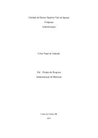 Administração de Materiais
