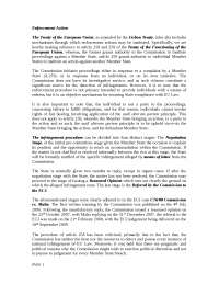 Enforcement Action