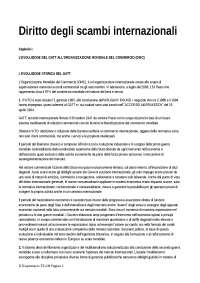 L'Organizzazione Mondiale del Commercio (OMC): Storia e Regolamentazione