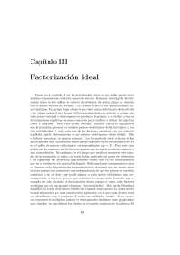 Factorización ideal - Teoría de números - Apuntes - Capítulo3 - Parte1