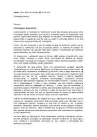 Psicologia do Testemunho