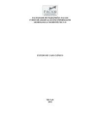 Estudo de caso - enfisema