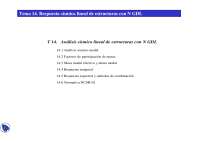 Analisis sismico lineal en estructuras con N GDL - Calculo Dinamico de Estructuras - Apuntes - Tema 14