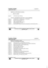 Ingenieria de Costas 1 - Puertos y Costas - Apuntes