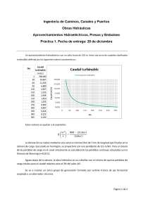 Apuntes de Ingeniería - Aprovechamientos Hidroeléctricos, Presas y Embalses - Obras hidraulicas - Practicas