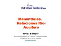Manantiales - Hidrologia Subterranea - Apuntes
