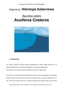 Acuiferos costeros - Hidrologia Subterranea - Apuntes