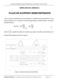Flujo acuiferos semiconfinados - Hidrologia Subterranea - Apuntes