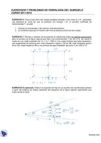 Ejercicios y problemas de hidrologia del subsuelo 2 - Hidrologia Subterranea - Practicas