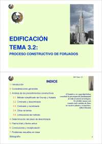 Proceso constructivo de forjados 2 - Edificación '09-'10 - Edificacion y prefabricacion - Apuntes