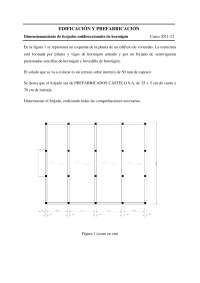 Dimensionamiento de forjados unidireccionales de hormigon - Edificacion '11-'12 - Edificacion y prefabricacion - Practicas
