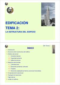Estructura del edificio - Edificación '09-'10 - Edificacion y prefabricacion - Apuntes