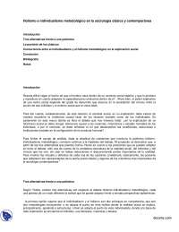 Holismo-Introducción a las técnicas cualitativas-Study Notes-Universidad de Salamanca