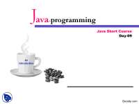 Java Input and Output Model: Streams, Readers, and Writers (Day-09)