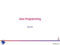 Choices, Containers-Java Network Programming-Lecture Slides
