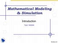 Introduction to Simulink-Mathematical Modeling and Simulation-Lecture ...