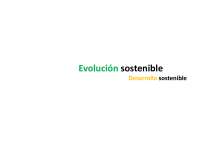 Evolucion sostenible. Desarrollo sostenible - Servicios urbanos - Apuntes
