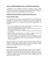 Teorías modernas de la estratificación social -Teoría y Praxis Sociológica-Study Notes- Universidad Autónoma del Estado de México