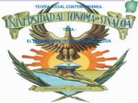 Pensamiento teorico de la sociología - Sociología Contemporánea - Slides - Universidad Autónoma de Sinaloa - Parte 1