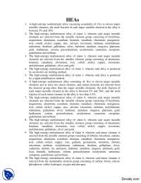 High Entropy Alloys-High Entropy Alloys-Lecture Handouts