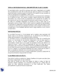 Movilidad Social -Teoría y Praxis Sociológica-Study Notes- Universidad Autónoma del Estado de México