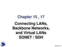 Connecting LANs Part 1-Data Communication and Computer Networks-Lecture Slides