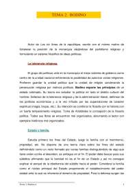 Bodino: Teoría Política de la Monarquía y la Tolerancia Religiosa