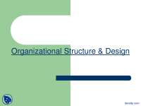 Organizational Structure and Design-Management Practices-Presentation