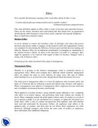 Ethics-Management Practices-Assignment Solution