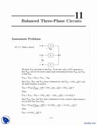 Balance Three Phase Circuits-Electric Circuits 8th Edition Nilsson-Electrical Circuital Analysis-Solution Manual